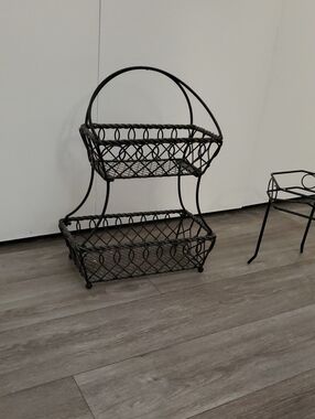 Wrought Iron Basket